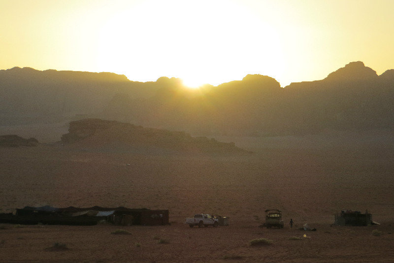 Sunset in the Wadi Rum
