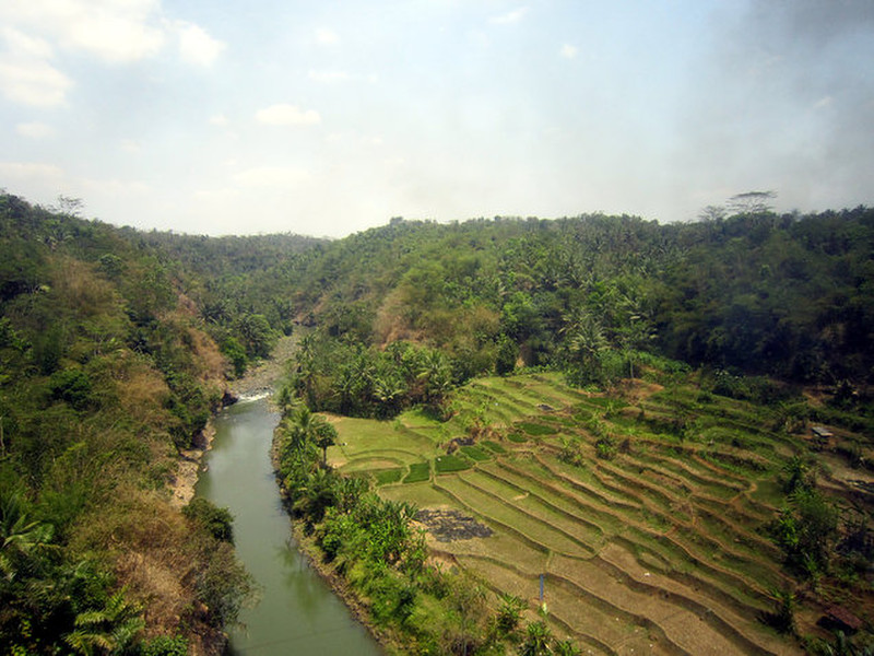 Traintrail from Bandung to Banjar