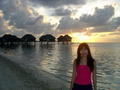 nice..sunset but messy hair..