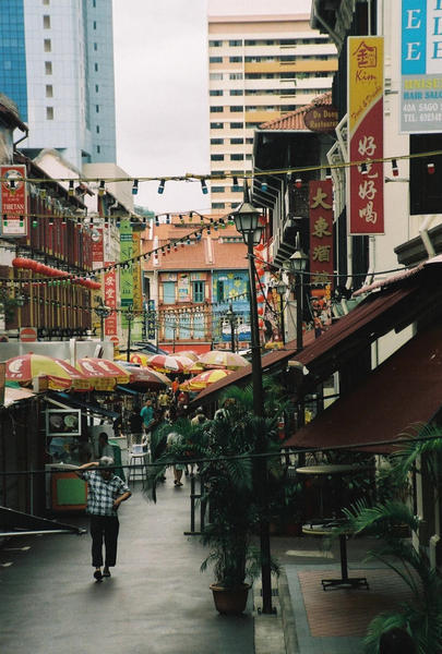 Trengganu Street, Chinatown, on the way to MRT