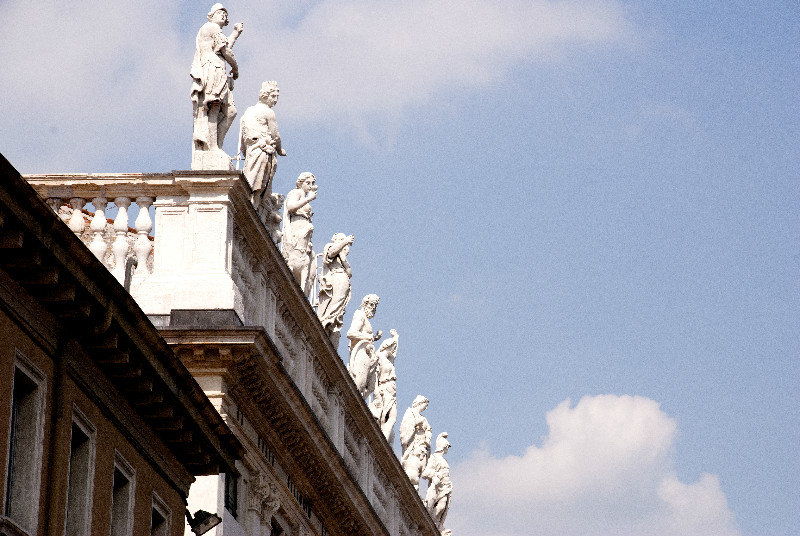 Statues on the Balustrade