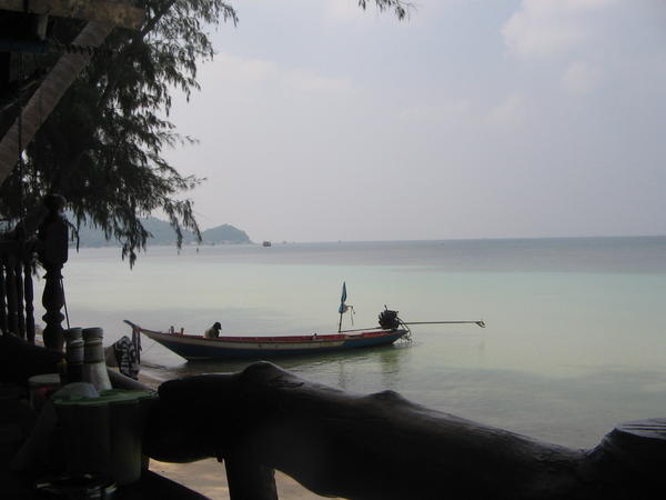 The view from our guest house bar in Ko Tao