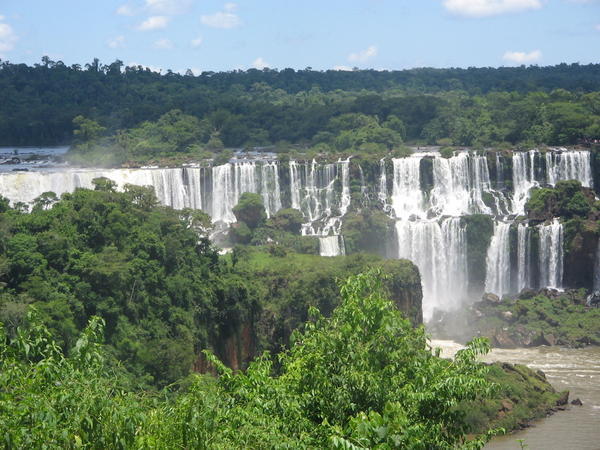 The Brazillian side of the Igazu falls