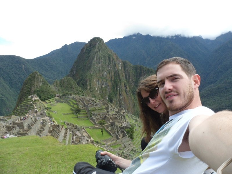 Me & Jon Enjoying Views of Machu Picchu