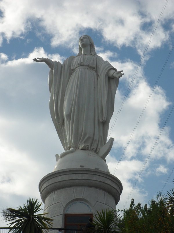 Statue of Virgin Mary, Cerro San Cristobal 