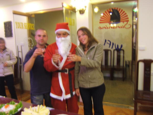 Dave, Santa and Me!