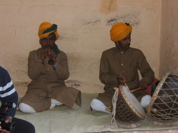 Musicians in the fort