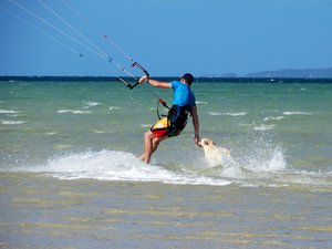 Kite surfing labrador