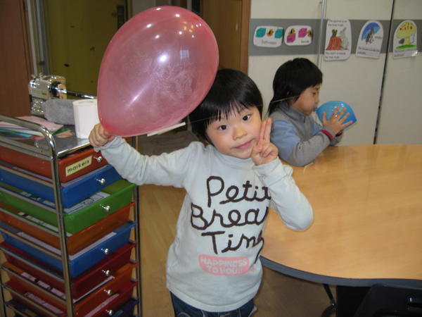 Louis loved balloon rockets