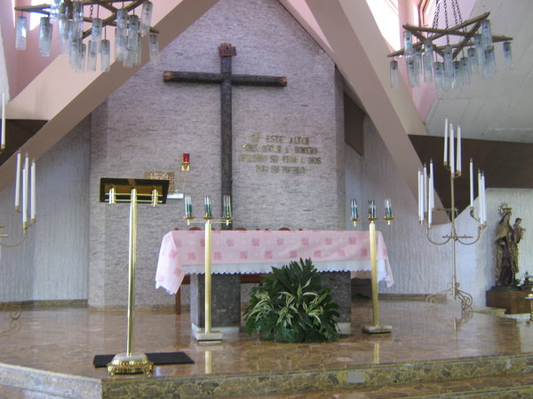 Picture of the Alter Father Ramero lost his life.