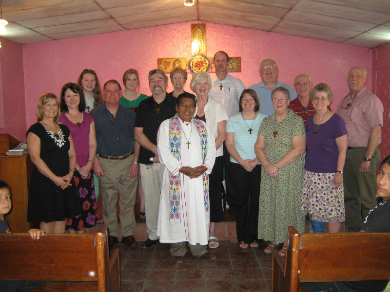 Our group with the Pastor