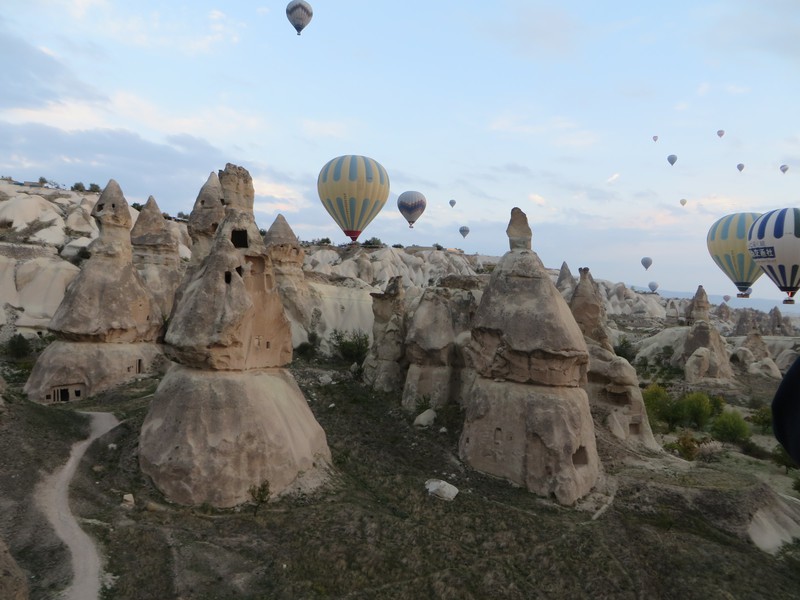 Spectacular views from balloon.