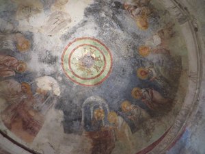 Inside dome of St. Nicholas Church in Demre