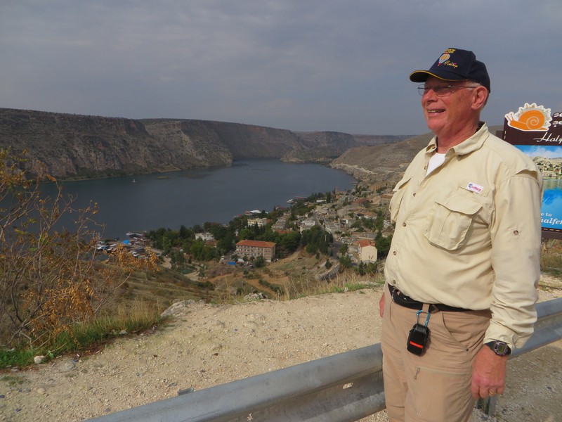 Overlooking Euphrates River and Old Halfeti