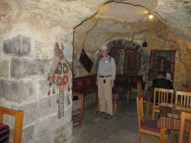 Cafe in a cave in Old Town of Gazientep.