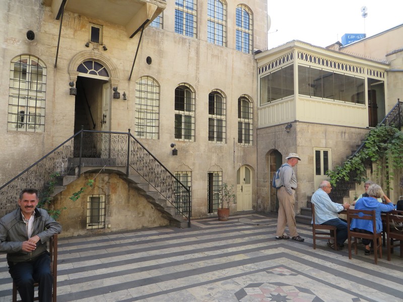 Courtyard of Anadolu Evleri Hotel