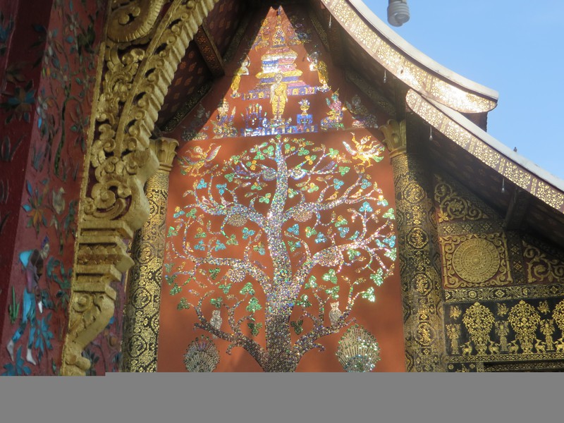 Tree of Life at Wat Xieng Thong royal temple.