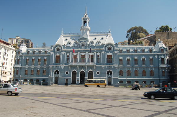 Chilean Armada Building Valparadiso
