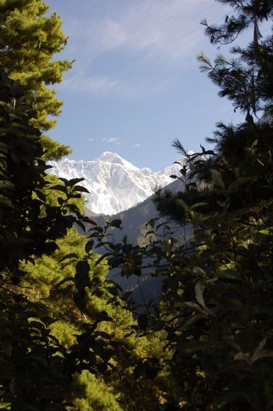 A last glimpse of Everest