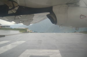 View before takeoff