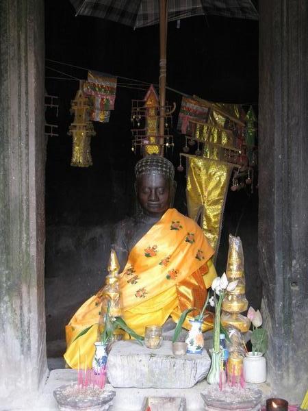 Buddha inside Bayon