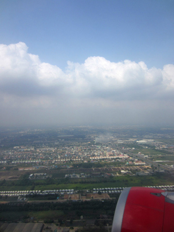 landing in Bangkok