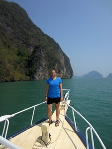 sailing to Phang Nga Bay to kayak