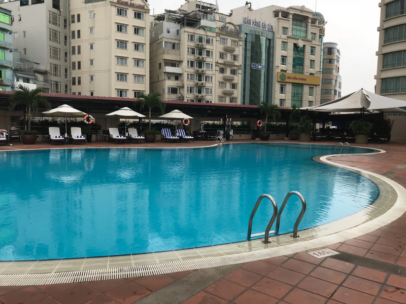 New World Hotel pool.