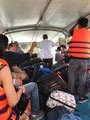 The boat was very crowded