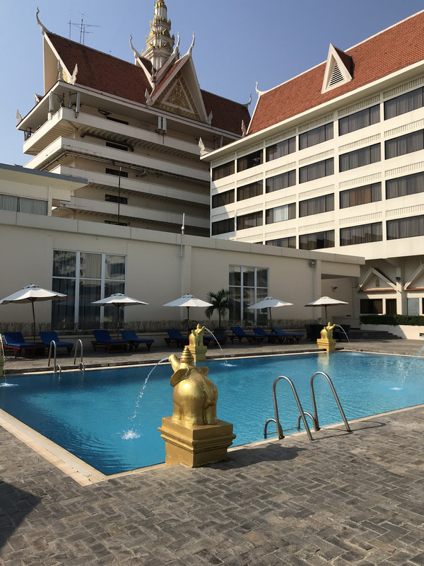 pool at Hotel Cambodiana