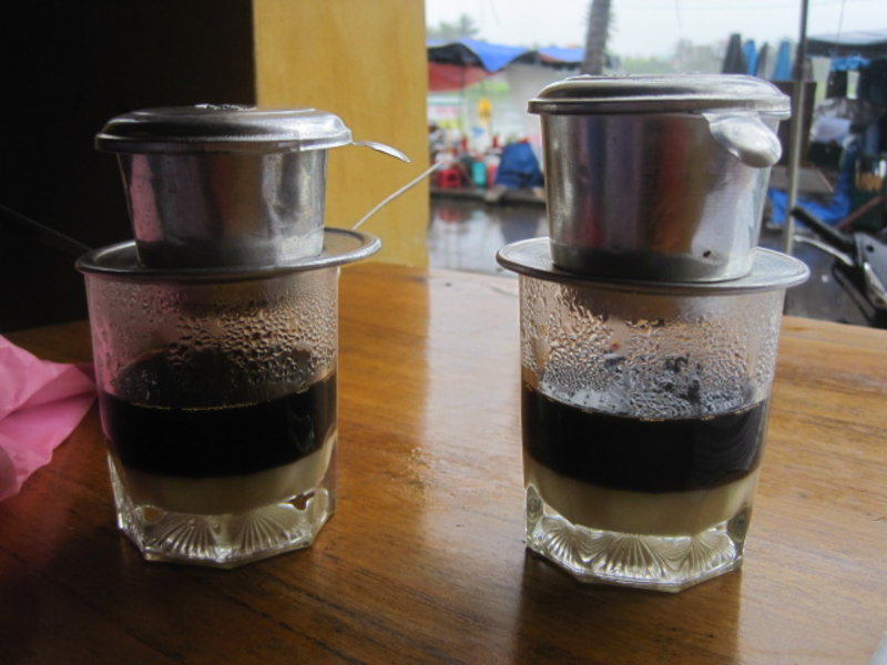 Vietnamese coffee, 50% condensed milk.