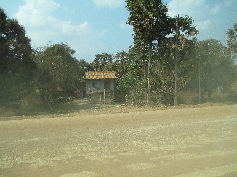 Dusty, bumpy road to Siem Reap