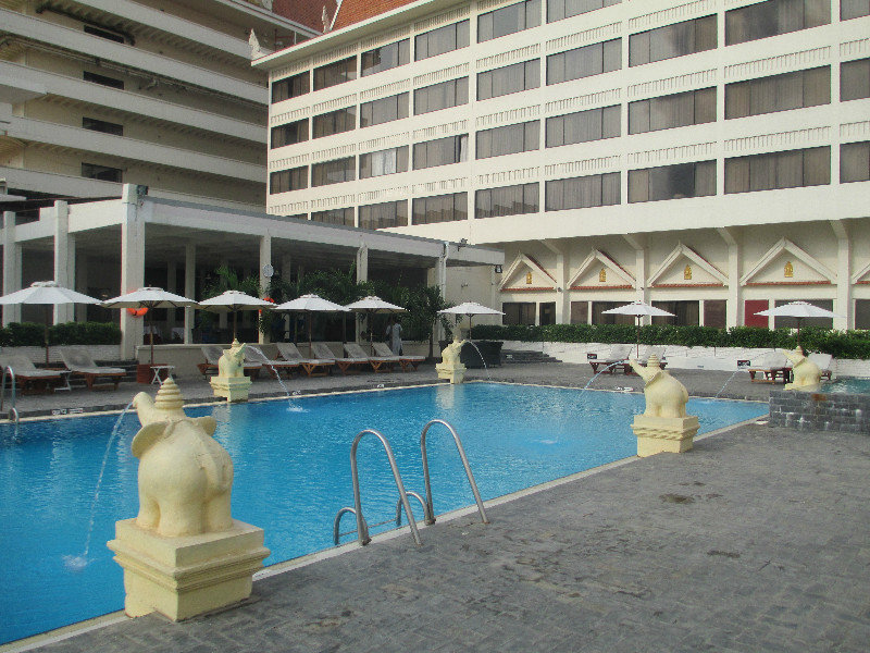 Beautful pool at the Hotel Cambodiana