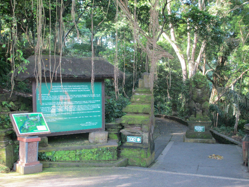 Entrance to Monkey Forest