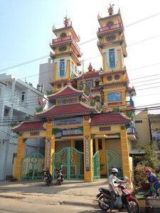 There is a Cau Dai temple here - not sure if you are allowed to watch the ceremony.