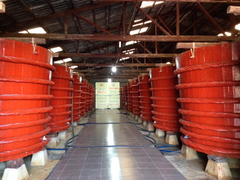 Fish sauce factory. Fragrant.....not!