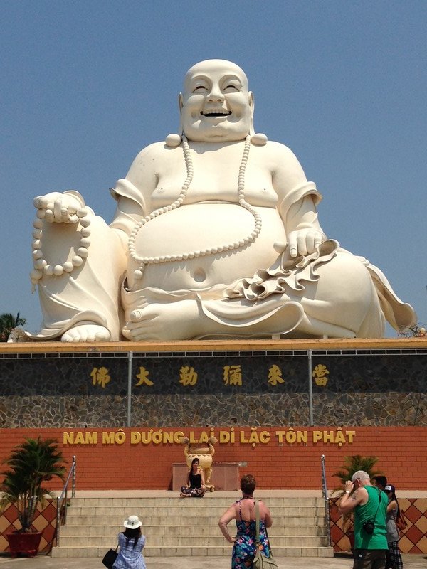 Smiling buddha
