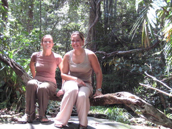 Claire & I in the jungle