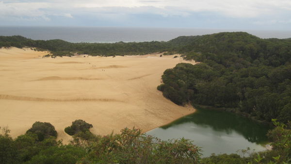 Sand dunes & Lake Wabby
