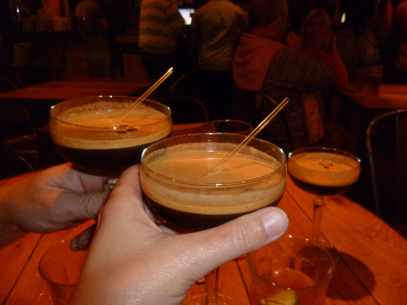 Espresso Martinis had to be done!