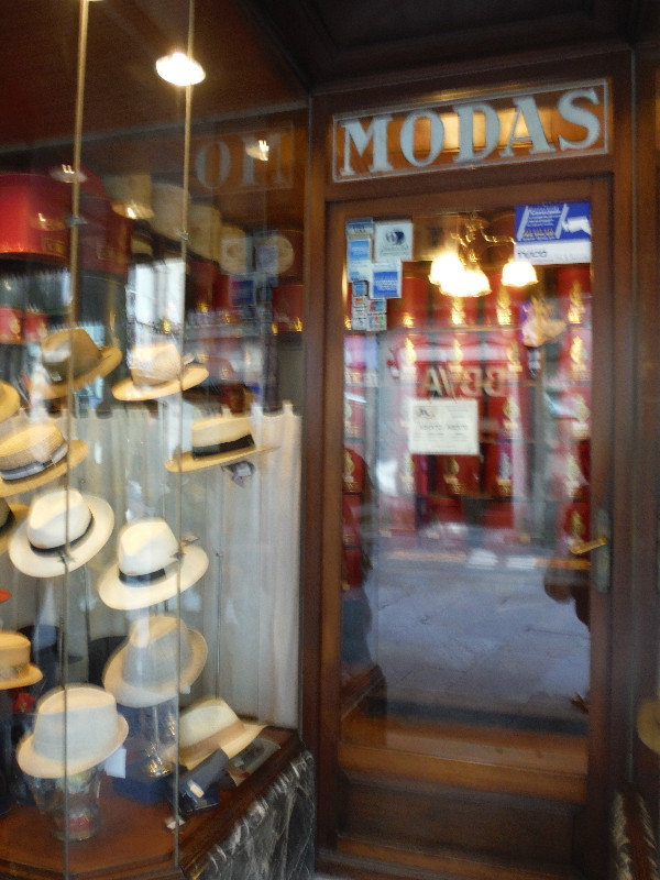 Hat shop in Santiago De Compostela
