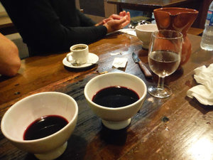 Traditional Galician wine glasses/bowls