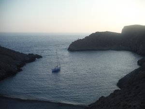 View from the hill in Cala Cerrado - We had it to ourselves