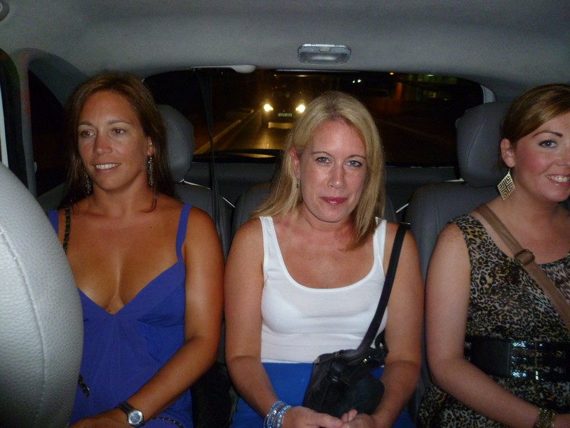 Taxi to Ibiza Town - spot my hangover