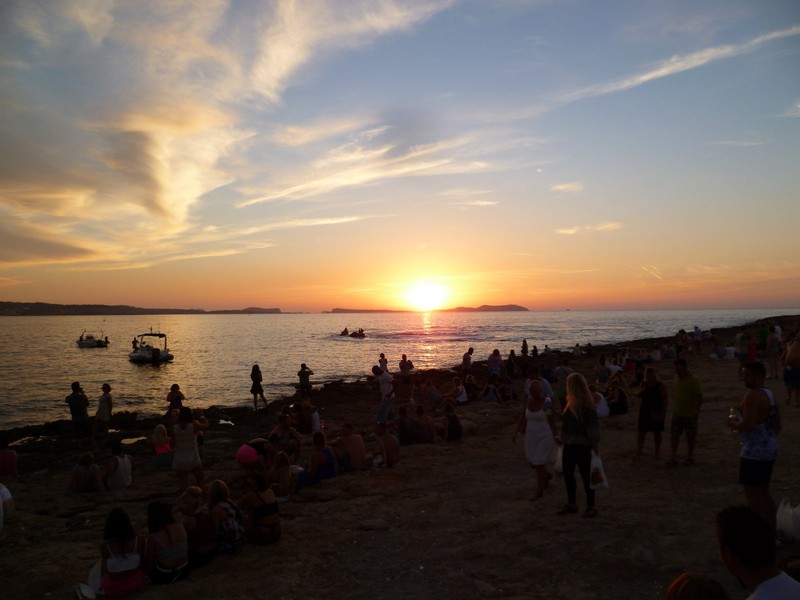 Last Ibiza sunset @ Cafe Del Mar  - still cool