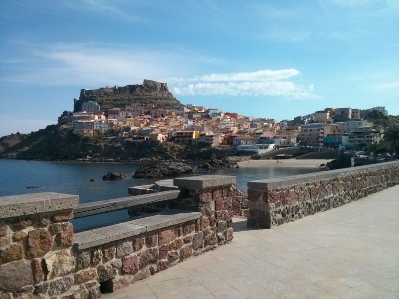 The hilly town of Castelsardo