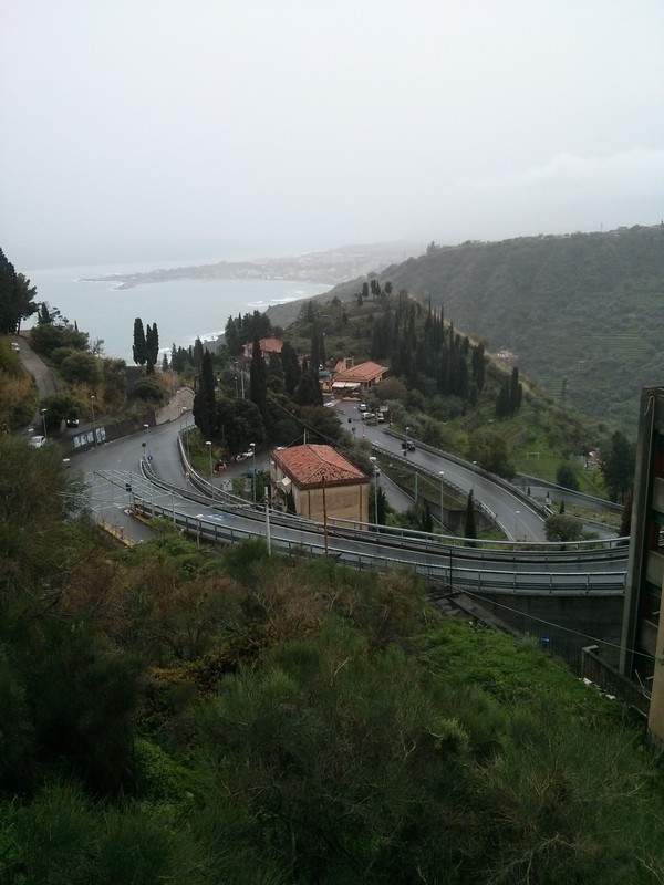 Crazy Taormina roads