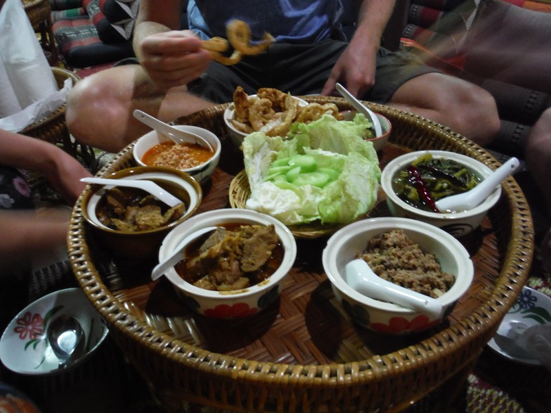 Amazing Thai banquet in Pai