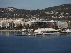 Our mooring in Ibiza Town