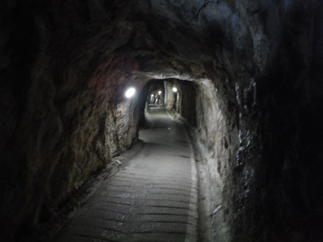Seige tunnels in rock of Gibraltar